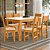 SALA JANTAR BELLAGIO 6L CAD MILANO - FREIJO / OFF WHITE - Imagem 1