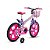 BICICLETA ARO-16 - LILAS C/CESTA LILAS - Imagem 2
