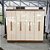GUARDA ROUPA CALIFORNIA MDF 8 PTS CASTANHO NUDE C/PE - Imagem 1