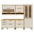 COZINHA MODULADA SYRAH AMENDOA/OFF WHITE - Imagem 2