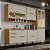COZINHA MODULADA SYRAH AMENDOA/OFF WHITE - Imagem 1