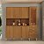 KIT COZINHA CARUARU 100% MDF 1800MM NATURE/NATURE 26 - Imagem 1