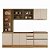 COMP COZ ETNA CRIST 5PC 9PT 4GV 1BASC TPO CARVALHO OAK/OFF WHITE - Imagem 3