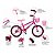 BICICLETA COLLI JULLY ARO 20 C/ CESTO - ROSA NEON - Imagem 2