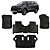 Tapete Bandeja 3D Toyota SW4 2016+ 7 Lugares - Imagem 1