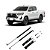 Amortecedor Dianteiro Para Capô A Gás Hilux 16 À 21 Aço Inox - Imagem 1