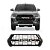 Grade Frontal Para Toyota Hilux 2021  Modelo GR Fosco Carbo - Imagem 1