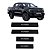Soleira LED Ford Ranger T9 2024 a 2026 Preta Iluminada - Imagem 1