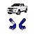 Jumelo Conforto Traseiro Toyota Hilux 2005 a 2015 - Imagem 1