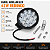Farol Auxiliar LED Redondo 42W 14 LEDs 12V e 24V para Veículos Off-Road - Imagem 8
