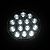 Farol Auxiliar LED Redondo 42W 14 LEDs 12V e 24V para Veículos Off-Road - Imagem 3
