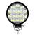 Farol Auxiliar LED Redondo 42W 14 LEDs 12V e 24V para Veículos Off-Road - Imagem 1