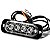 Farol LED Strobo 4 LEDs 12W Branco 18 Funções 12/24V Universal - Imagem 2