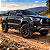 Estribo Lateral Tubular TX Toyota Hilux Cabine Dupla 2016-2025 Preto Fosco - Imagem 8