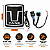 Emblema Frontal TANK com LED Branco GWM Tank 300 - Imagem 3
