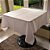 Toalha de Mesa Mariana Quadrada Branca - Poliéster, 150x150cm - Imagem 2