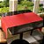 Trilho de Mesa Vermelho - Poliéster, 40x120cm - Imagem 3
