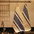 Pano de Copa Carol Off White com Listra Azul - Algodão, 40x60cm - Imagem 6