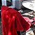 Manta Tricô Vermelho Felpuda com Acabamento de Veludo - 120x150cm - Imagem 7