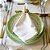 Kit 2 Guardanapo Isabelle Off White + 1 Trilho Juliana Verde - Imagem 5