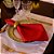 Mesa Natal Kit 6 Guardanapos de Tecido Vermelho - Algodão, 50x50cm - Imagem 2