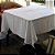 Toalha de Mesa Isabelle Quadrada Branco - Algodão, 150x150cm - Imagem 3