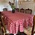 Toalha de Mesa Filomena Piquenique Xadrez Vermelho - Algodão, 150x 320cm - Imagem 3