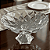 Centro de Mesa Decorativo com Pé Deli Diamond Incolor 32,5x19,5cm | Cristal de Chumbo - Imagem 1