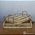 Bandeja Retangular Bamboo com Alcas  TAM G - Imagem 1
