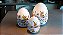 Ovo Decorativo Grande Easter Flowers | Cerâmica 12x18 - Imagem 2