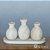 KIT MINI VASOS DE MADEIRA (4 PEÇAS) - Imagem 1
