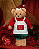 Urso Decorativo Natalino - Imagem 1