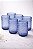 Copo pérola 6 un. azul 460 ml | vidro - Imagem 2