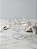 Taça clear borda dourada 6 un. transparente 310 ml | vidro 13x23 - Imagem 1
