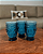 Copo Jewelry Blue | Vidro 7,5x12 - Imagem 1