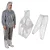 Conjunto Capa de Chuva Transparente | Calça + Capa com Capuz – Tamanho Único - Imagem 2