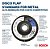 Disco Lixa 4.1/2 115mm Desbaste Metal Tipo Flap Grão 80 Bosch - Imagem 3