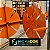 Pintura eletrostática em mesa giratória industrial de aço carbono cor laranja - Imagem 1
