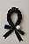 Scrunchie com Laço e Pérola – Preto - Imagem 1