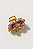Presilha com flores em tons de roxo - Imagem 1