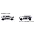 Miniatura Golf MK1 The Originals Deluxe Cars 1/64 Majorette - Imagem 3