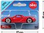 Miniatura Siku Porsche Carrera GT Vermelho Pneus Em Borracha - Imagem 2