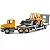 Miniatura Caminhão Prancha Com Pá Carregadeira Siku Esc 1/55 - Imagem 2