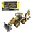 Miniatura Trator Escavadeira 1704 1:50 Huina Metal - Imagem 2