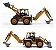 Miniatura Trator Escavadeira 1704 1:50 Huina Metal - Imagem 6