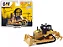 Miniatura Trator De Esteira Caterpillar D6R Escal 1/64 Metal - Imagem 1