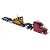 Caminhão Prancha e Trator De Esteira Caterpillar D5M 1/87 - Imagem 3
