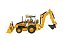 Miniatura Retroescavadeira Caterpillar 450E 1/87 Detalhada - Imagem 3