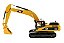 Miniatura Escavadeira Hidráulica Caterpillar D6T 1/50 Metal - Imagem 2