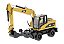 Miniatura Caterpillar Escavadeira De Rodas 316D 1/50 Metal - Imagem 3